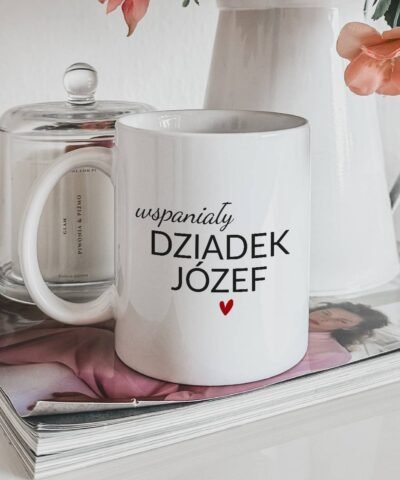 Kubek z nadrukiem WSPANIAŁY DZIADEK – prezent na dzień dziadka