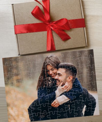 Puzzle z nadrukiem Twojego zdjęcia na prezent w pudełku