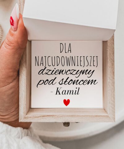 Zdjęcia w pudełku z personalizacją na prezent Z TOBĄ