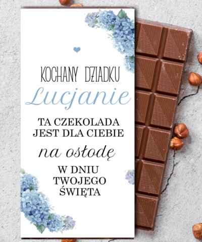 Czekolada z imieniem dla Dziadka – Słodki Prezent na Dzień Dziadka
