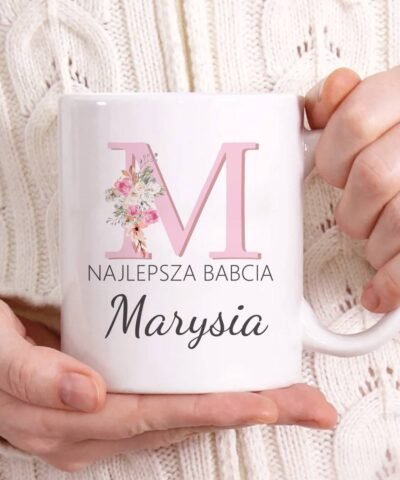 Kubek dla BABCI z nadrukiem – MONOGRAM