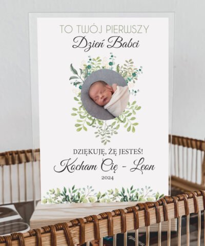 Prezent na pierwszy dzień Babci – statuetka z personalizacją LISTKI