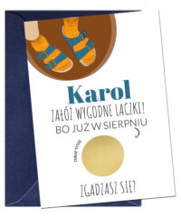 Prośba o bycie świadkiem KARTKA LACZKI z personalizacją