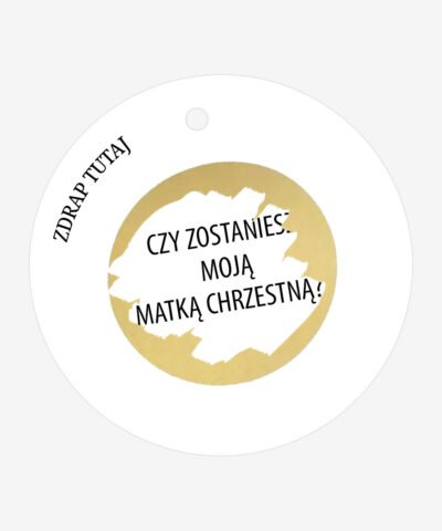Balon wyskakujący z pudełka dla przyszłej Matki Chrzestnej różowe serce