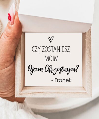 Prośba do Ojca Chrzestnego ze zdjęciami HARMONIJKA