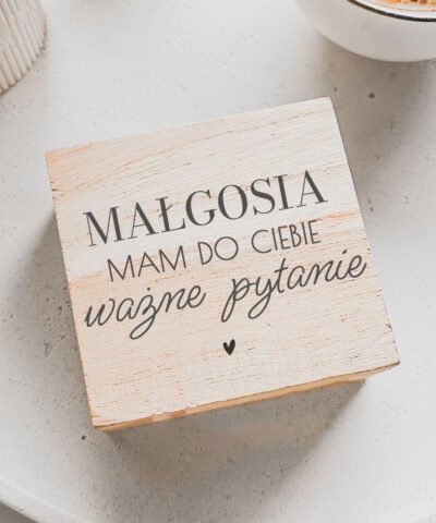 Zdjęcia harmonijka w pudełku Prośba o Bycie Świadkową