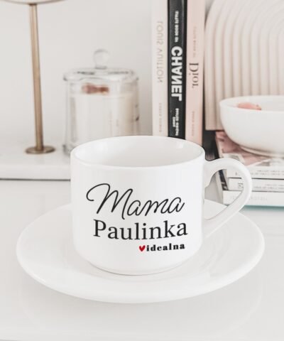 Stylowa personalizowana filiżanka dla Mamy IDEALNA