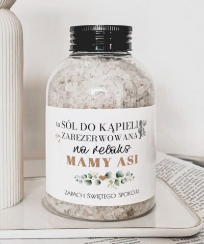 Sól do kąpieli na prezent dla MAMY – RELAKS