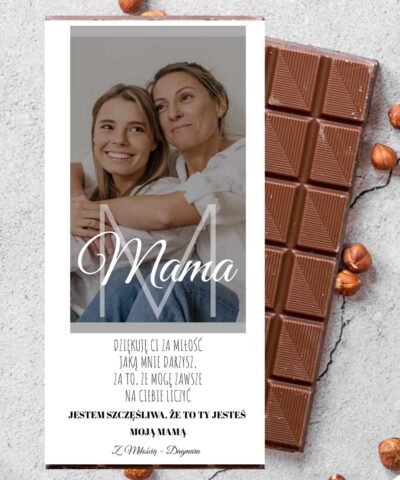 Czekolada na Dzień Mamy ze zdjęciem MAM SZCZĘŚCIE