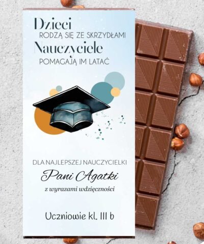 Dodatek do prezentu dla nauczyciela Czekolada dla najlepszej Nauczycielki