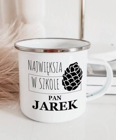Zabawny prezent dla nauczyciela – kubek z imieniem SZYCHA