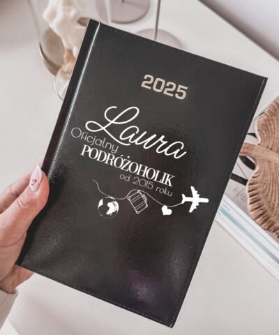 Kalendarz na rok 2024 dla podróżnika z personalizacją