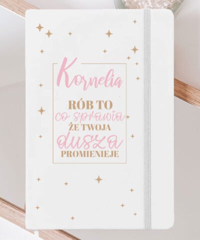 Notatnik personalizowany na prezent dla kobiety DUSZA