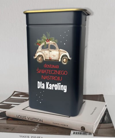 Świąteczna Puszka na Kawę i Herbatę – Idealna na Prezent – DOSTAWA