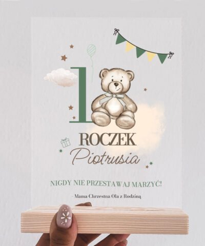Statuetka urodzinowa od Matki Chrzestnej – Zielona Girlanda