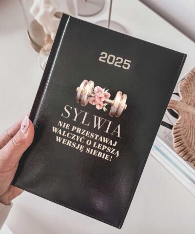 Motywujący sportowy kalendarz na prezent z imieniem Hantle