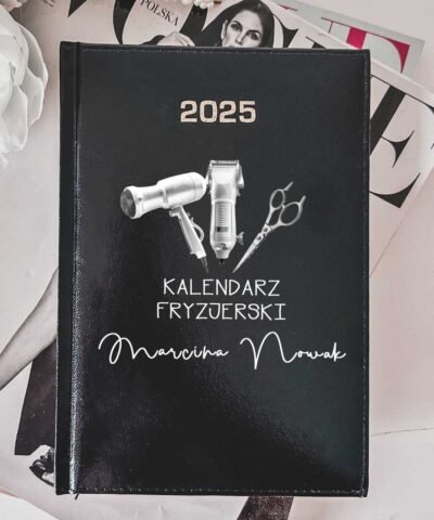 Kalendarz dla fryzjera z imieniem na prezent KALENDARZ WIZYT