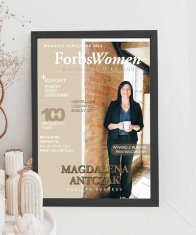 Prezent dla Szefowej – okładka Magazynu Forbs z personalizacją