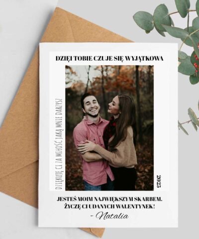 Kartka personalizowana dla zakochanych – Wyjątkowa