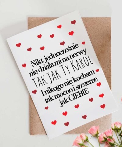 Kartka walentynkowa dla niego – NERWY