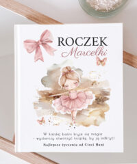 Baśnie na roczek dla dziewczynki z nadrukowaną okładką - Baletnica
