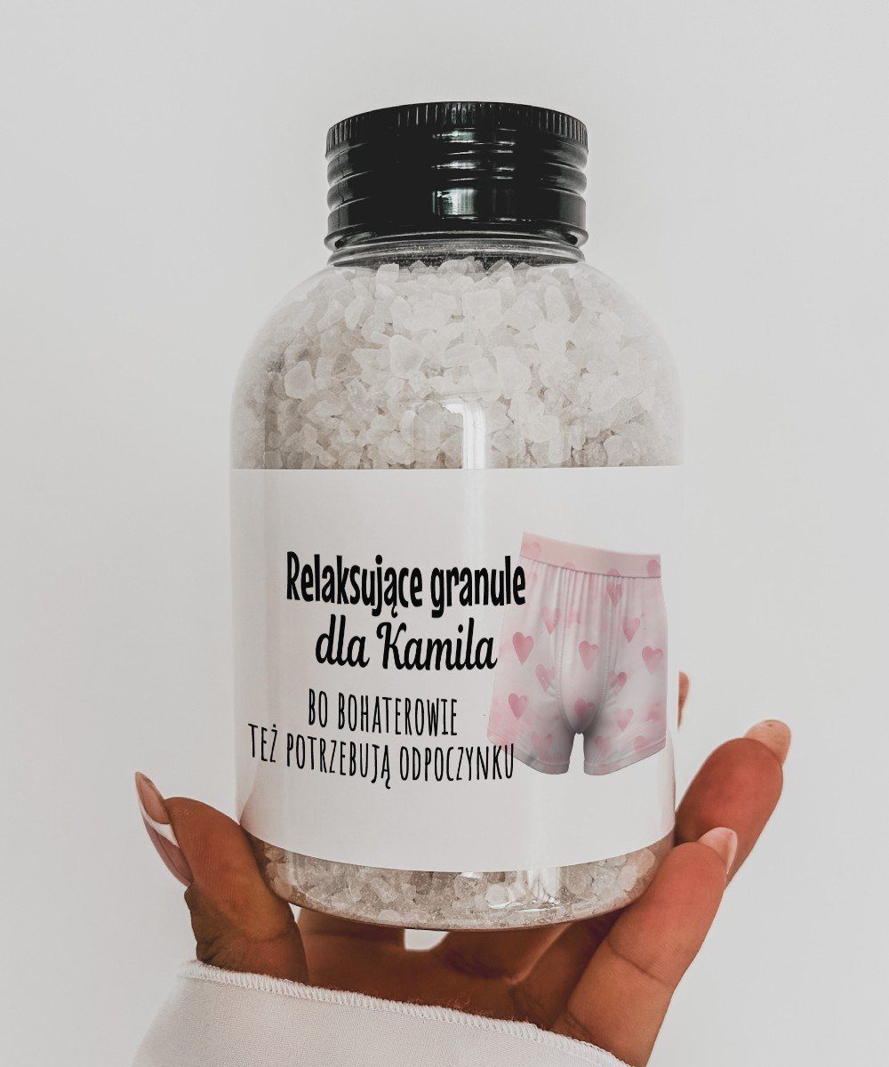 Walentynkowa sól do kąpieli – Relaksujące Granule