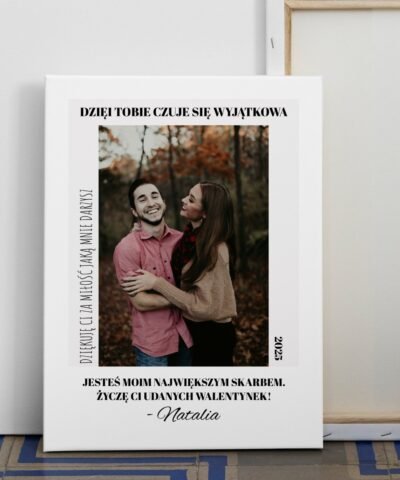 FOTO OBRAZ Na płótnie dla Pary – UDANYCH WALENTYNEK