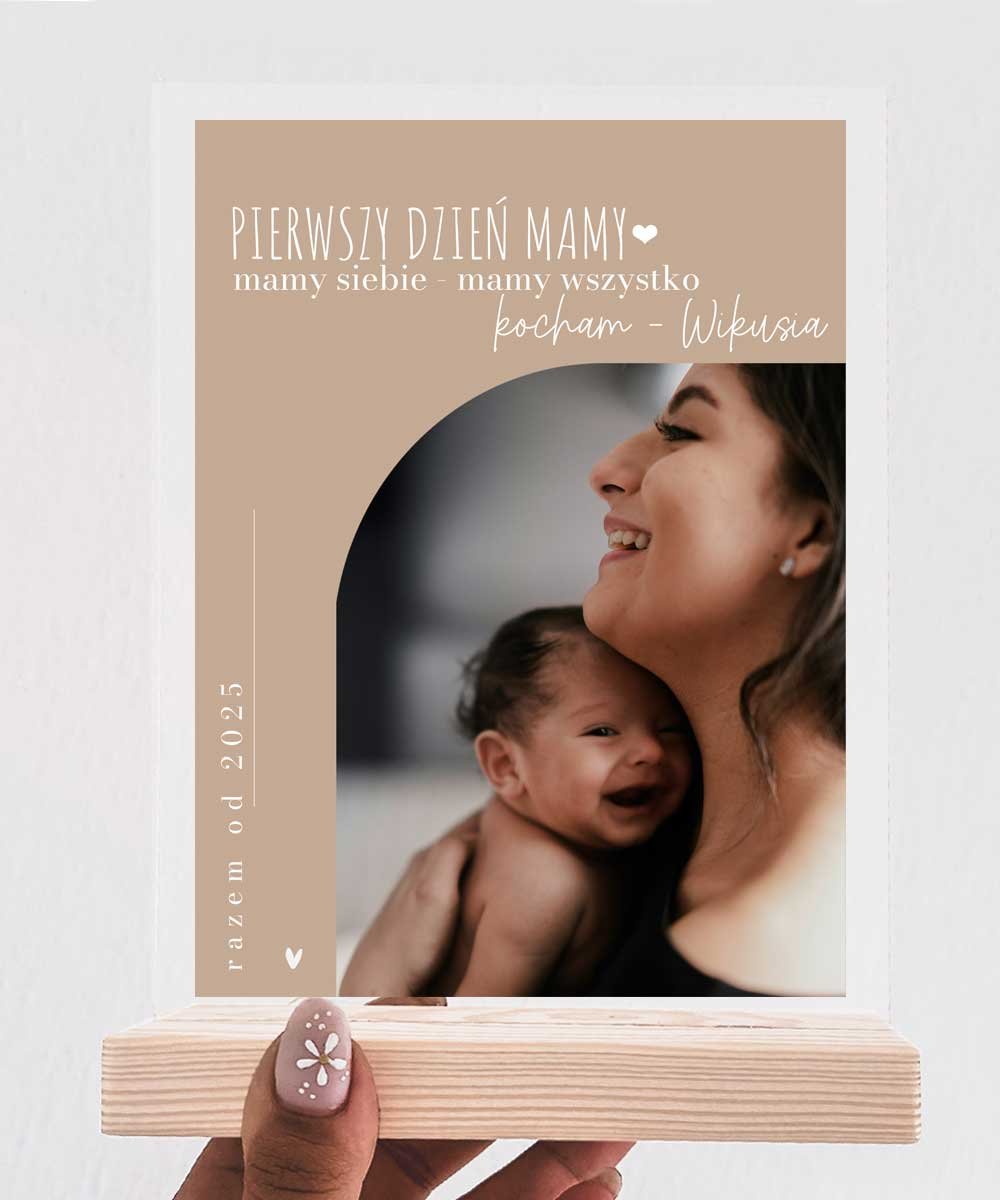 Pierwszy Dzień Mamy prezent ze zdjęciem - Personalizowana statuetka