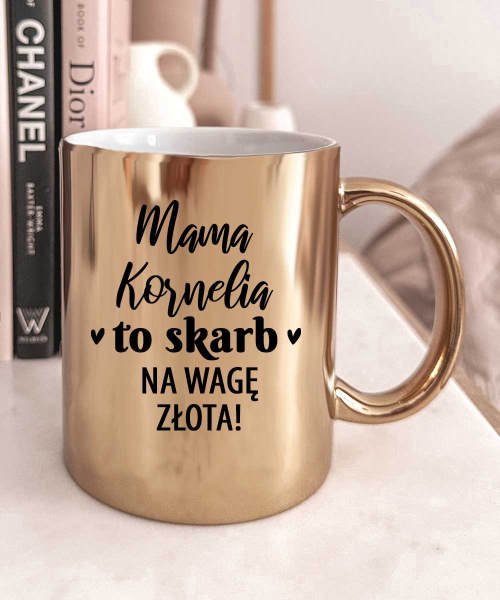 Złoty kubek dla Mamy – na wagę złota