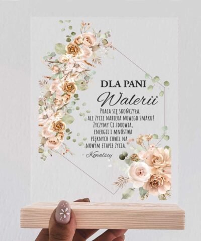 Statuetka z okazji emerytury – personalizowana pamiątka Boho