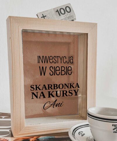 Skarbonka na kursy – prezent motywacyjny dla kobiety lub mężczyzny