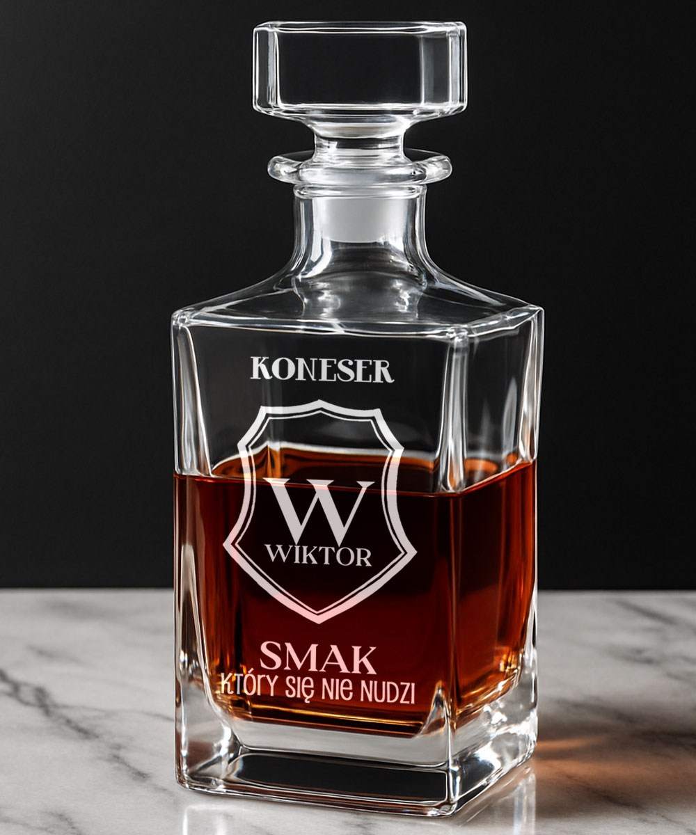 Personalizowana Karafka na Whisky dla konesera