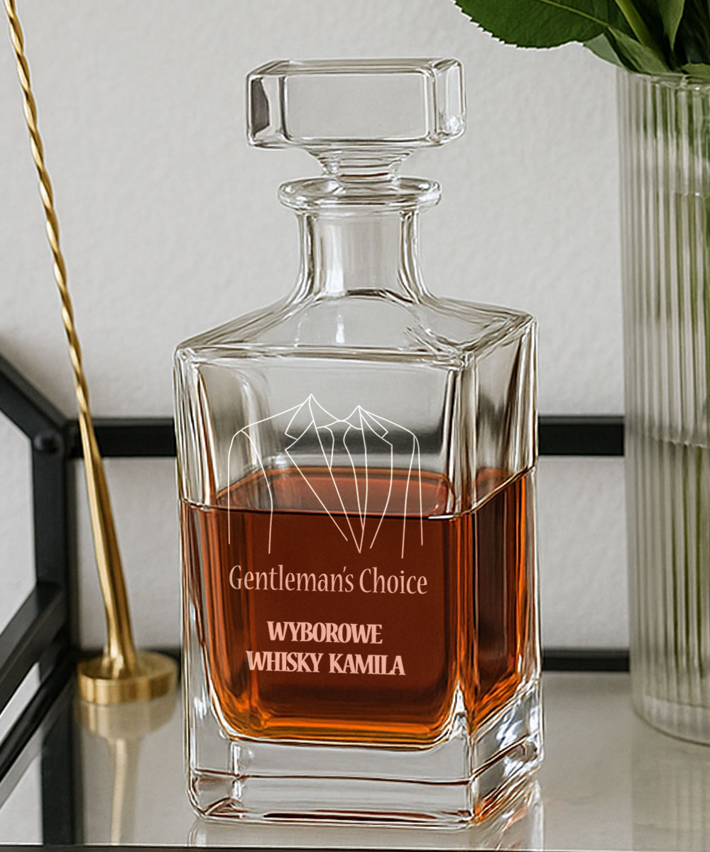 Grawerowana Karafka Premium – Gentleman’s Choice