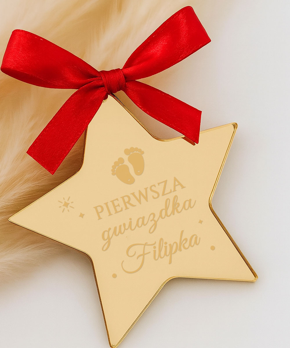 Świąteczna zawieszka na pierwsze święta dziecka – Stópki
