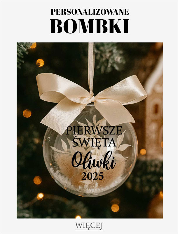 bombka z imieniem na choinkę
