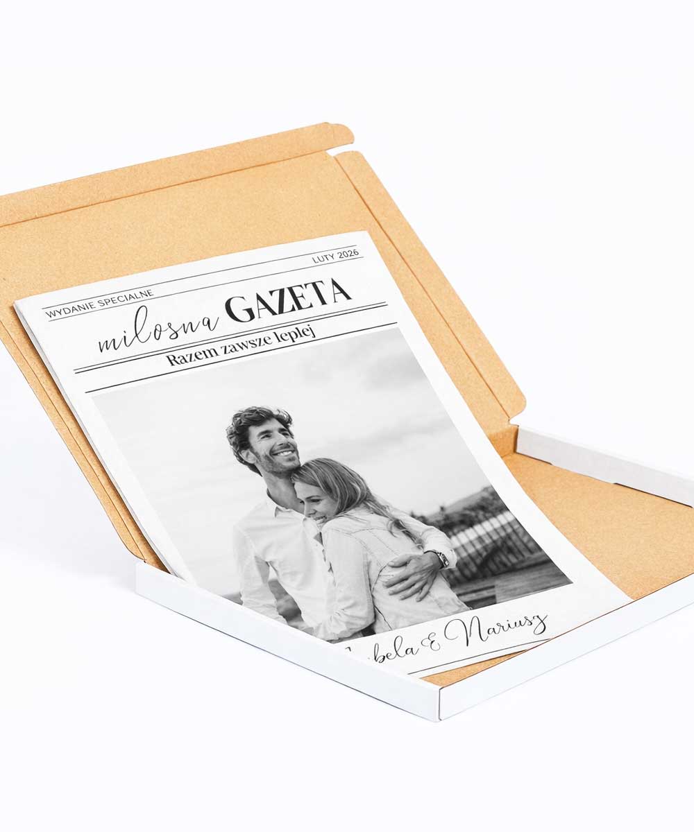 Gazeta Walentynkowa z Waszymi zdjęciami – prezent dla drugiej połówki