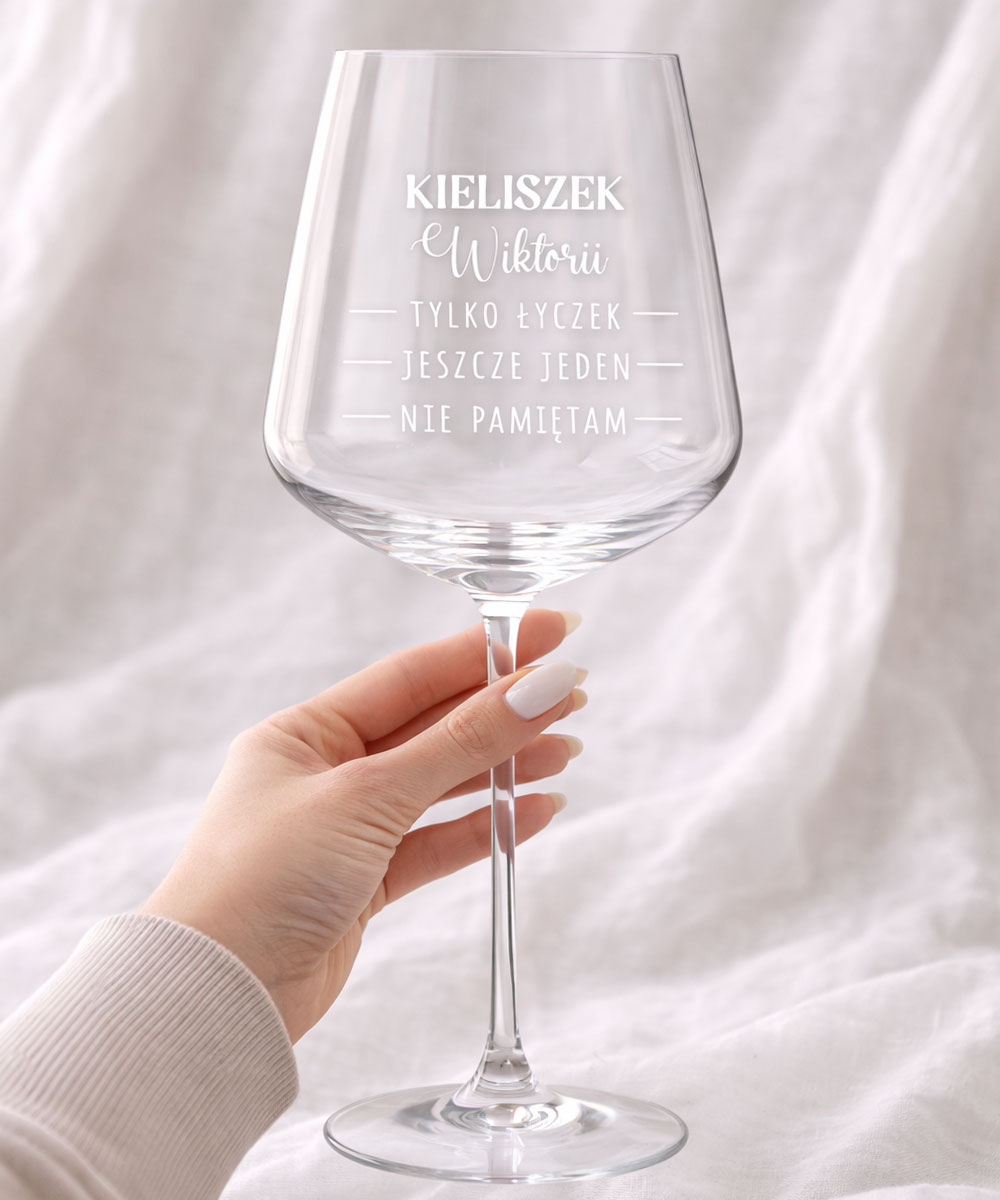 Kieliszek do wina xxl - prezent dla przyjaciółki na urodziny MIARKA