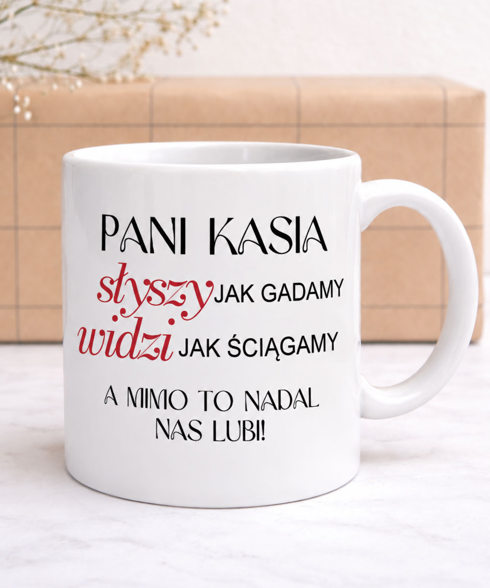 Zabawiany kubek dla nauczycielki na prezent