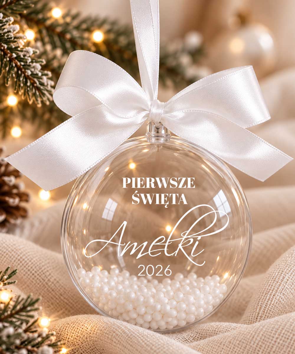Prezent na pierwsze święta dla chrześniaka - bomba z imieniem